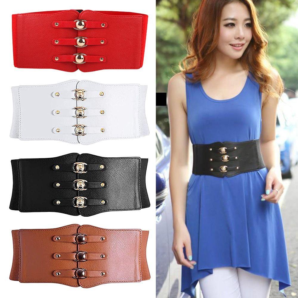 Thắt Lưng Da Bản To Sang Trọng Cho Nữ