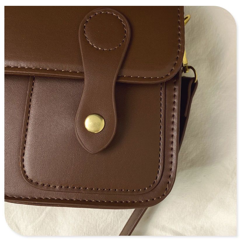 Túi Xách Đeo Vai Hình Vuông Cỡ Nhỏ Phong Cách Phương Tây Cổ Điển Thời Trang Cao Cấp Cho Nữ