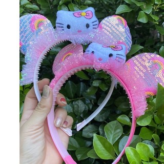 [Giao 2h HCM]Cài Tóc Hello Kitty Cho Bé Gái, Bờm Tóc Kitty