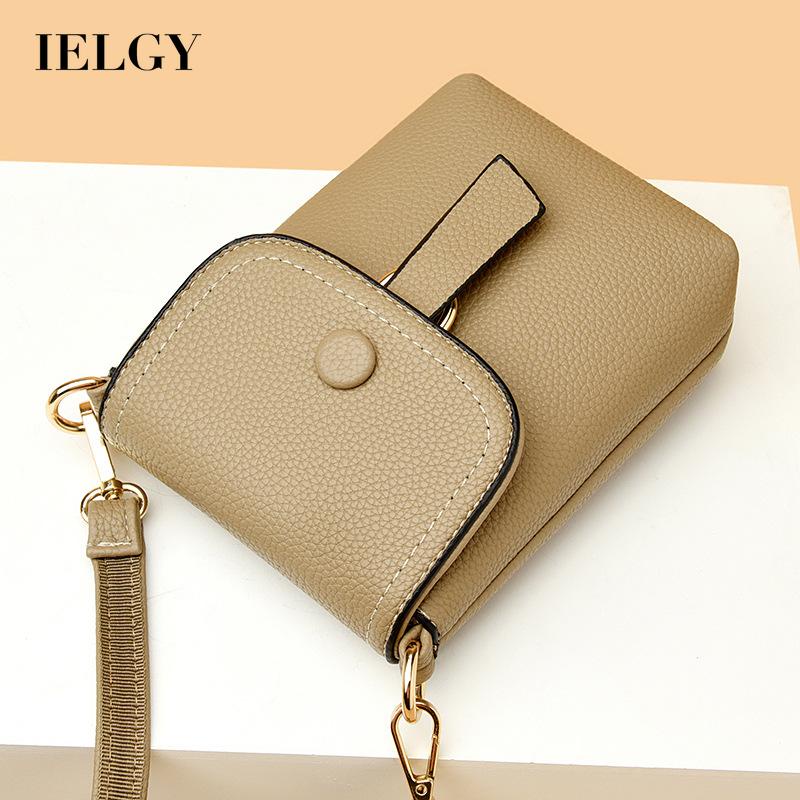 Ielgy Túi Đeo Vai Đựng Điện Thoại Mini Đơn Giản Thời Trang Cao Cấp