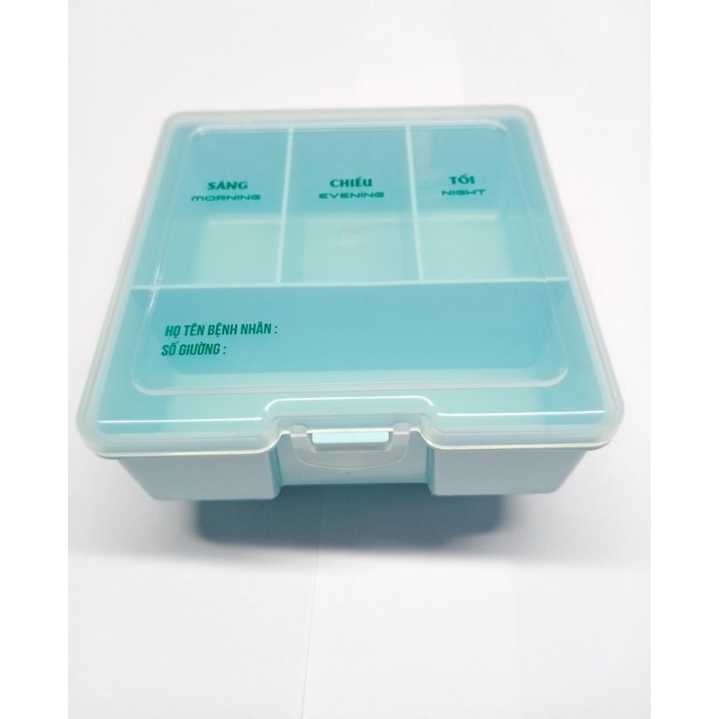Hộp chia thuốc bệnh nhân sử dụng trong y tế hoặc trong gia đình