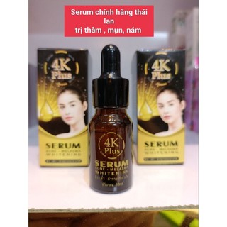 Serum 4k plus chính hãng thái lan trắng da, ngừa mụn,thâm,trị nám