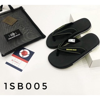 Dép Sneaker Buzz full đen quai vải chính hãng 1SB0103