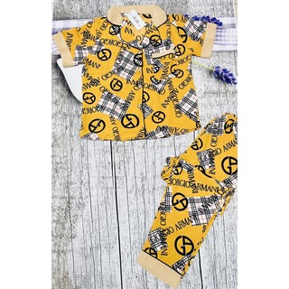 Đồ bộ pyjama nữ  lụa mango mềm mịn mát - GiDu Official Store