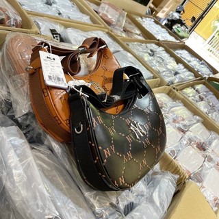 Túi M.L.B Monogram Pu Hobo mướt mịn
