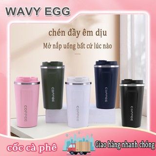 Ly giữ nhiệt 510ml,cốc cà phê , inox 304，ly giữ nhiệt 12h khắc tên theo yêu cầu tặng Sticker trang trí
