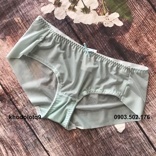 Quần chip thun lụa quần lót nữ không viền mông xuất pháp
