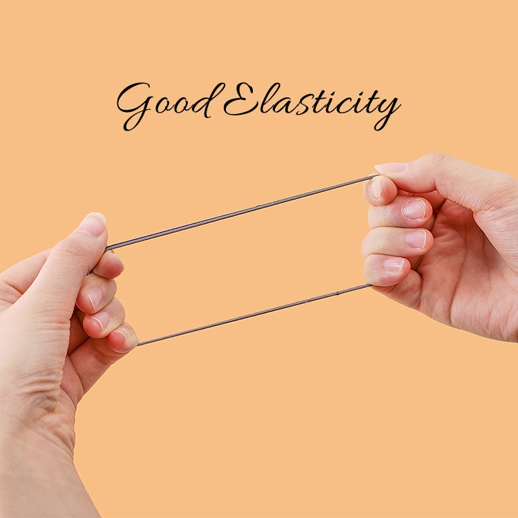 [L2M] SET 50/100 thun buộc tóc co giãn SỢI MẢNH nhiều màu sắc phong cách Hàn Quốc