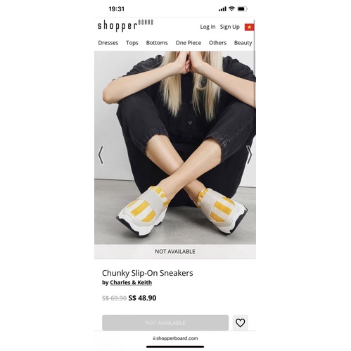 Pass giày C&K size 36