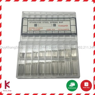 Bộ 360 cây chốt đồng hồ cao cấp (Size 8mm - 25mm)