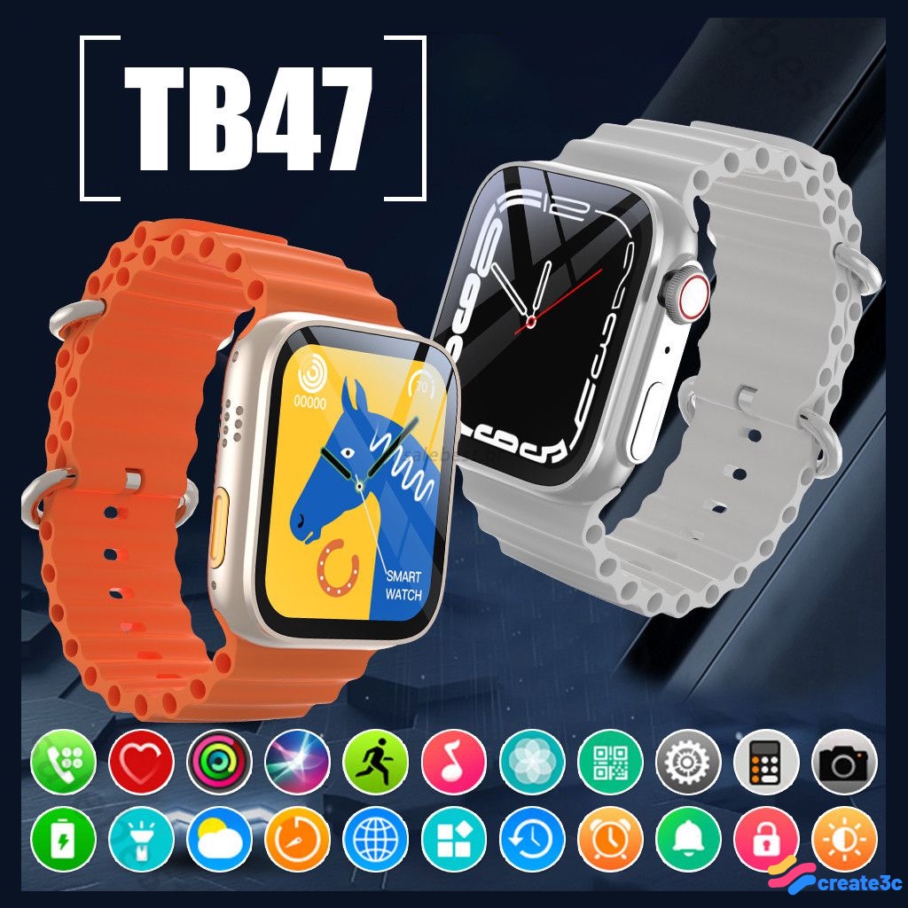Đồng Hồ Thông Minh Tb47 Ultra 8 Bluetooth Màn Hình 1.93 Inch Theo Dõi Sức Khỏe