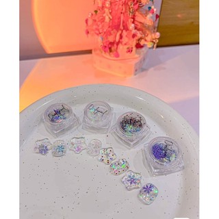 Hũ phụ kiện mix nhũ tuyết xinh