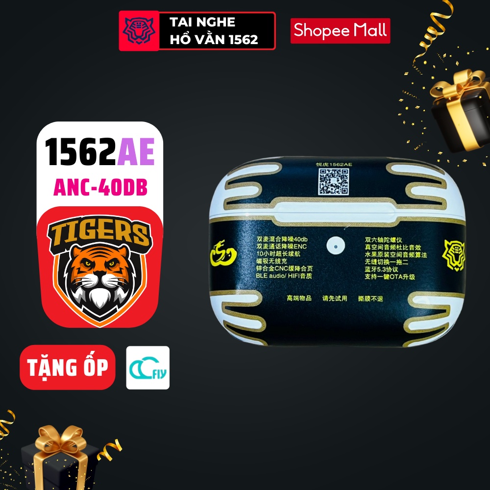 Earldom Pro 1562AE BEST ANC 45DB - Tai Nghe Bluetooth Chống Ồn Chủ Động - Âm Thanh Vòm Thực