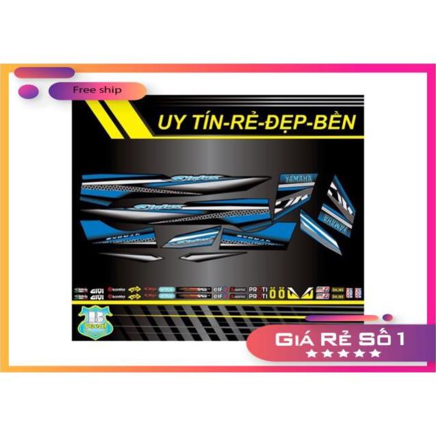 FREE SHIP + QUÀ TẶNG Tem rời xe Sirius V6 nhận đổi màu theo yêu cầu