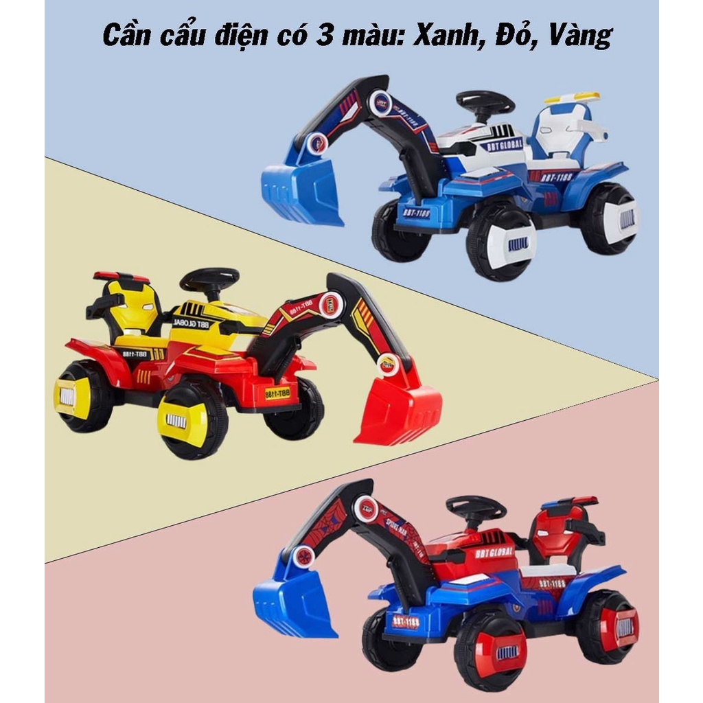Xe ô tô điện cần cẩu cho bé BBT Global BBT-1188
