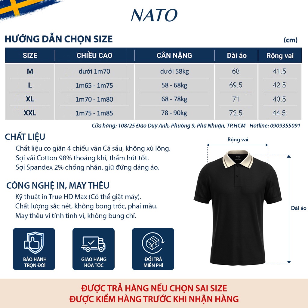 Áo Thun Polo Nam UGO Vải Cotton Cá Sấu Cao Cấp Đẹp Xịn Tay Ngắn Có Cổ Màu Trắng Đen Đỏ Xanh Navy Trơn Họa Tiết NATO