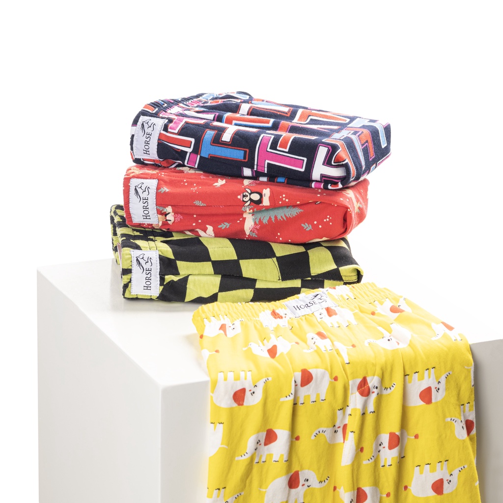 Combo 5 Quần Đùi Nam Nữ Chất Cottom Dày Dặn Mặc Nhà Mát Mẻ