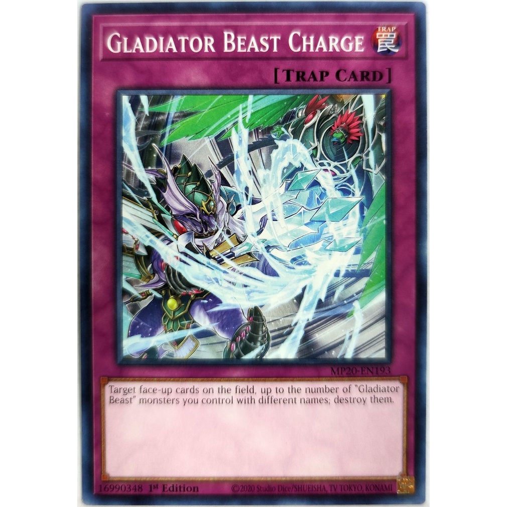 [Thẻ Yugioh] Gladiator Beast Charge |EN| Common