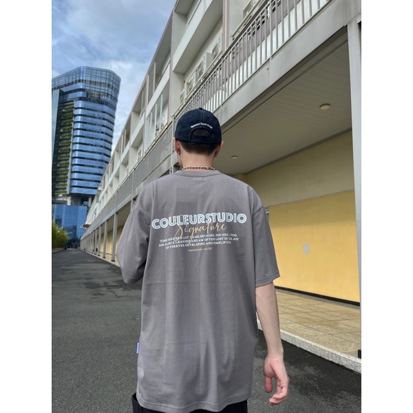CouleurStudio Gray T-Shirt - Áo Thun Xám Local Brand Couleur TS06
