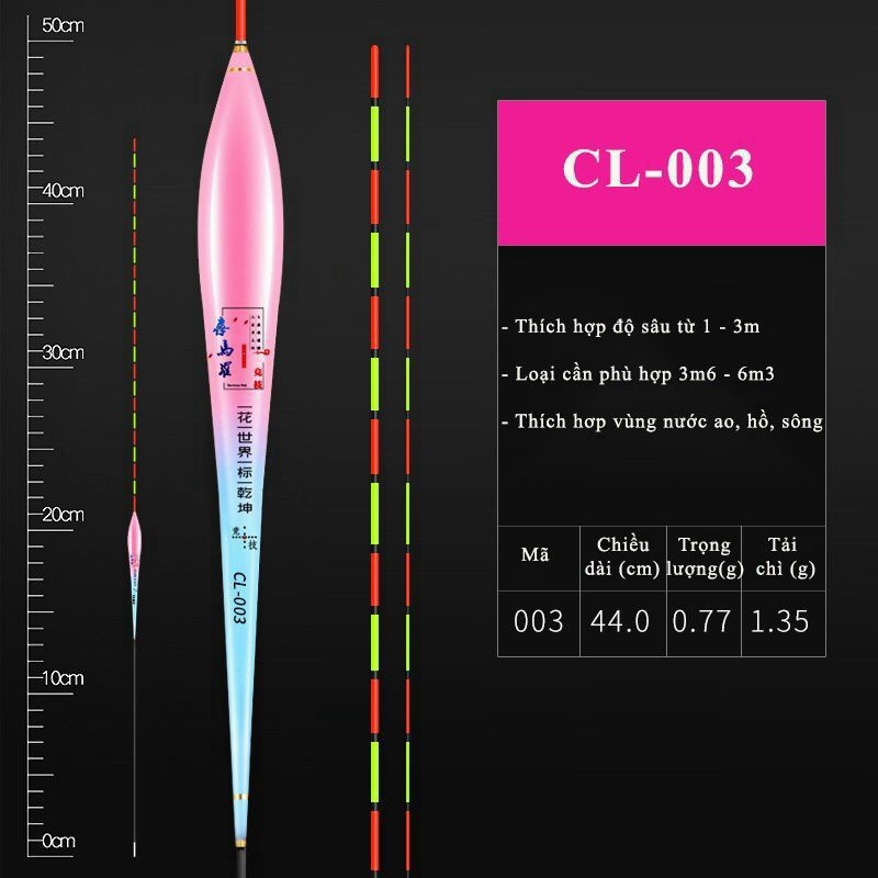 Phao câu đài, hồng lam,chất liệu phao nano tăm nhỏ ,và phao tăm to nano rễ nhìn cho ai mắt kém