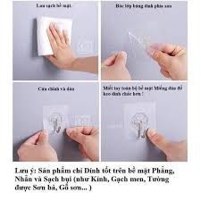 MÓC DÁN TƯỜNG SIÊU DÍNH SIÊU BỀN