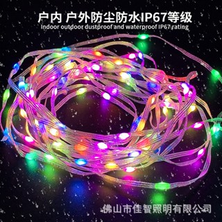 Đèn  led nháy đuổi  16 triệu màu  ARGB điều khiển APP điện thoại trang trí cây cảnh giắc cắm USB GIADUNGHK