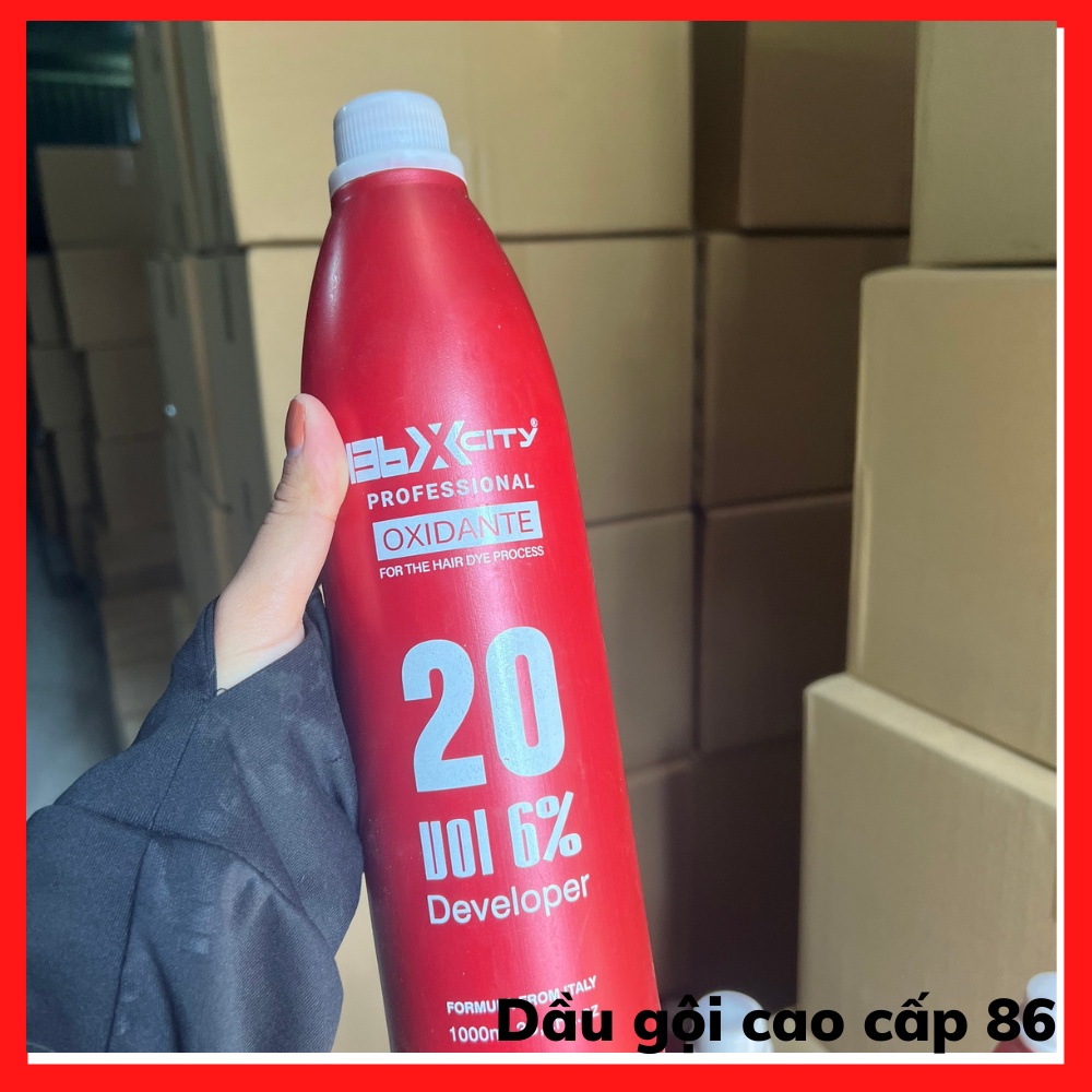 TRỢ NHUỘM OXYDYANT 3%, 6%,9%,12% 1000ml CHỐNG XÓT,KHÔNG KÍCH ỨNG DA, THƠM MÙI DỪA