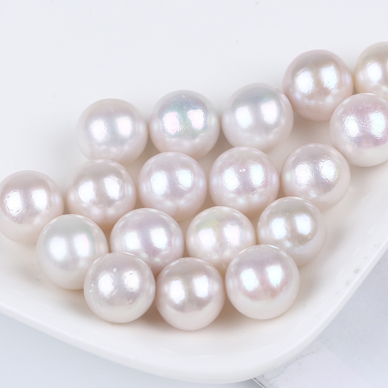 Chuỗi Ngọc Trai Edison 10-11mm Màu Trắng Tự Nhiên Dùng Làm Trang Sức