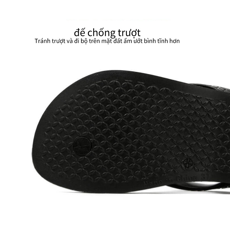 Hotmarzz Dép Xỏ Ngón dép xỏ ngón nữ đế cao 3cm  HM7053