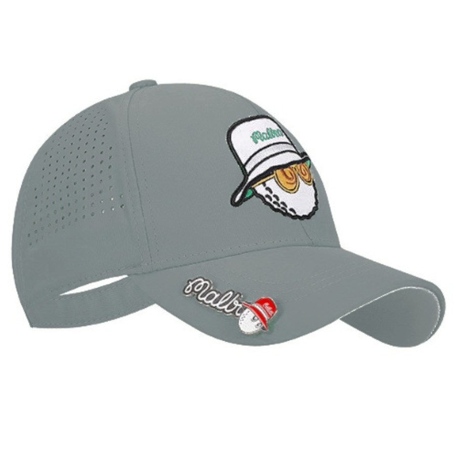 Mũ chơi Golf Malbon cao cấp chống nắng thoáng khí kèm Mark bóng Hàn Quốc 2023