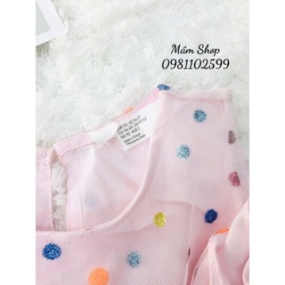 Váy HM voan chấm bi hồng