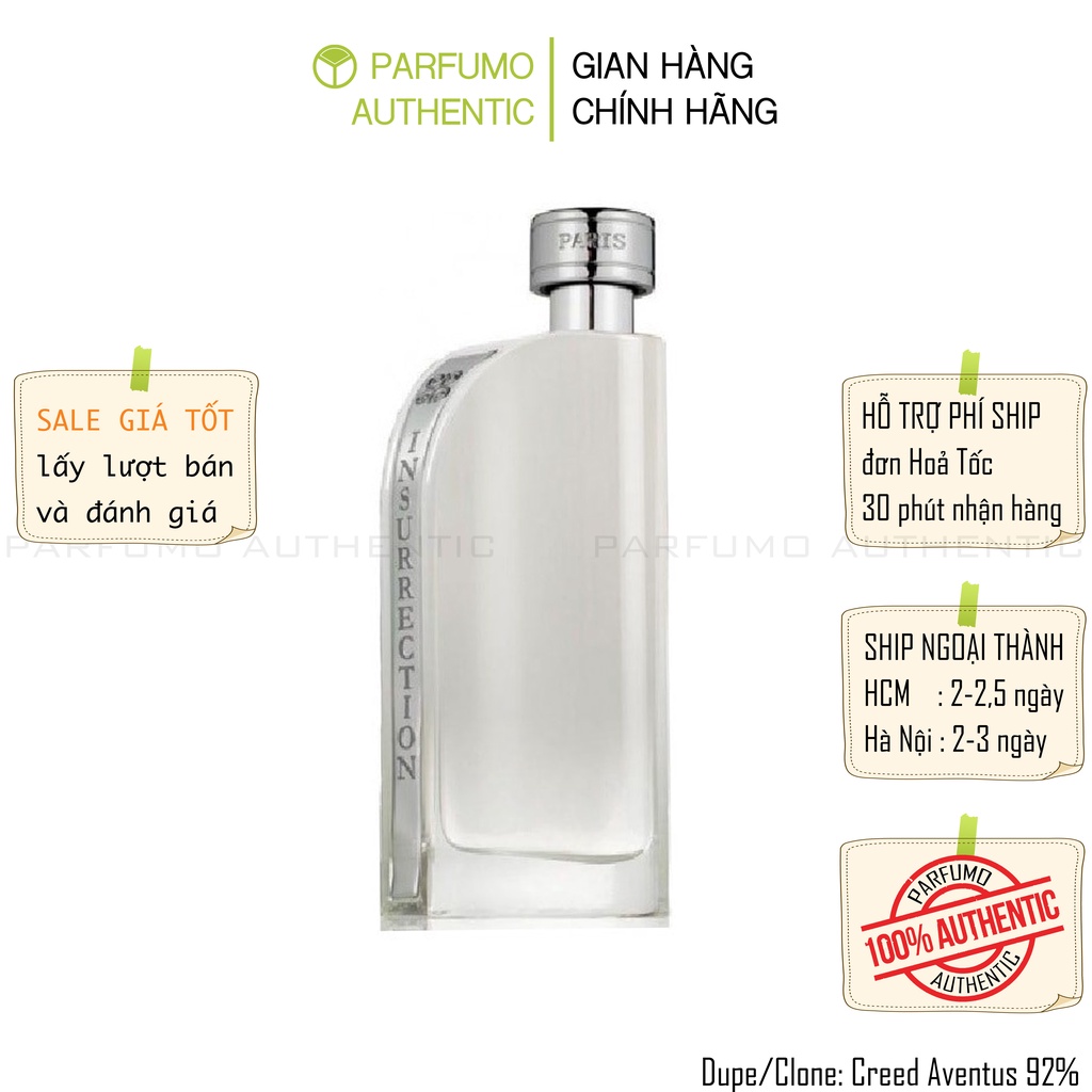 Nước hoa Insurrection II Pure 2 - Dupe / Clone Creed Aventus [Cam Kết Chính Hãng]