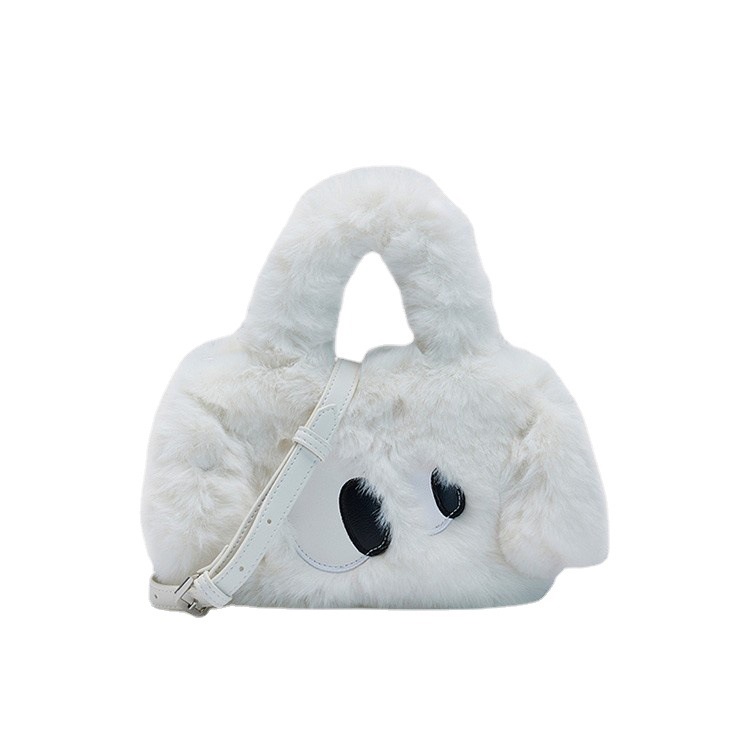 Túi Đeo Chéo Hình Đôi Mắt Hoạt Hình Nhồi Bông Đáng Yêu Dành Cho Nữ