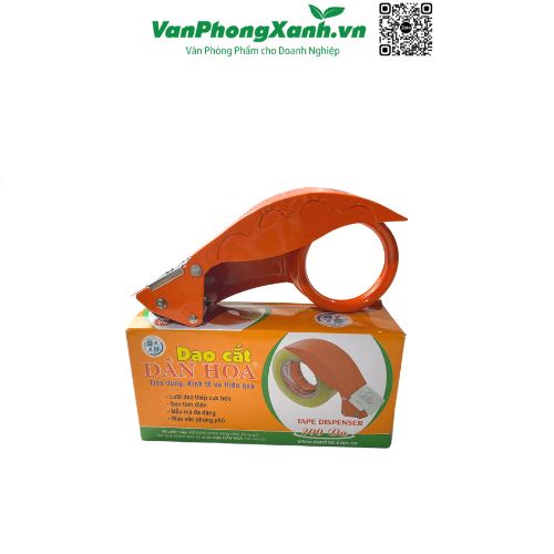 Cắt băng dính cầm tay Dân Hoa 5cm cỡ đại  Văn Phòng Xanh