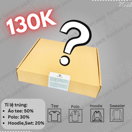 Hộp TIM FASHION Random Pack - Hộp ngẫu nhiên may mắn