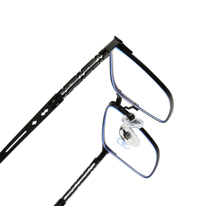 [+100°~+400°Kính Đọc Sách Nửa Gọng Kim Loại Chống Ánh Sáng Xanh Thoải Mái Thời Trang Cho Nam Và Nữ