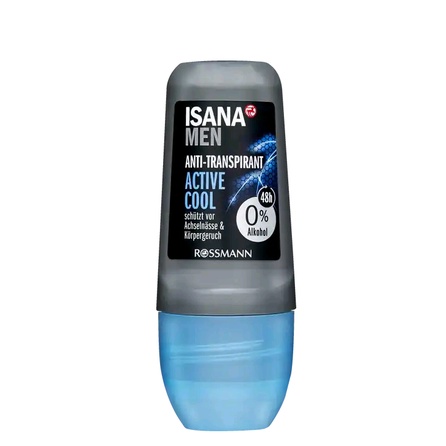 Lăn khử mùi ISANA MEN Active Cool , 50M, hàng nội địa Đức