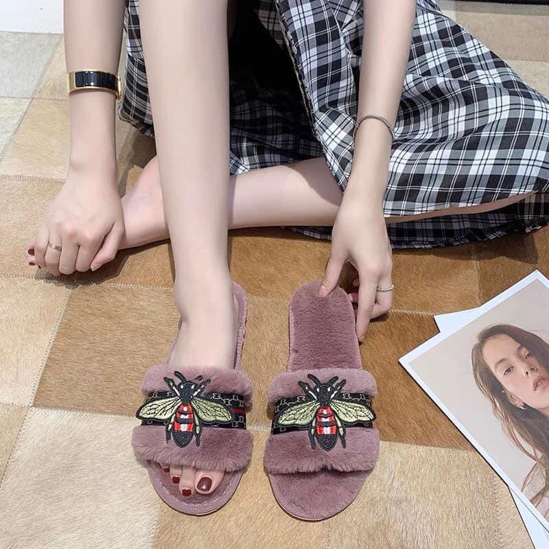 Dép lông Ấm Áp, Êm Ái Dành Cho Nữ, Hàng Quảng châu SHOPSIEURE88