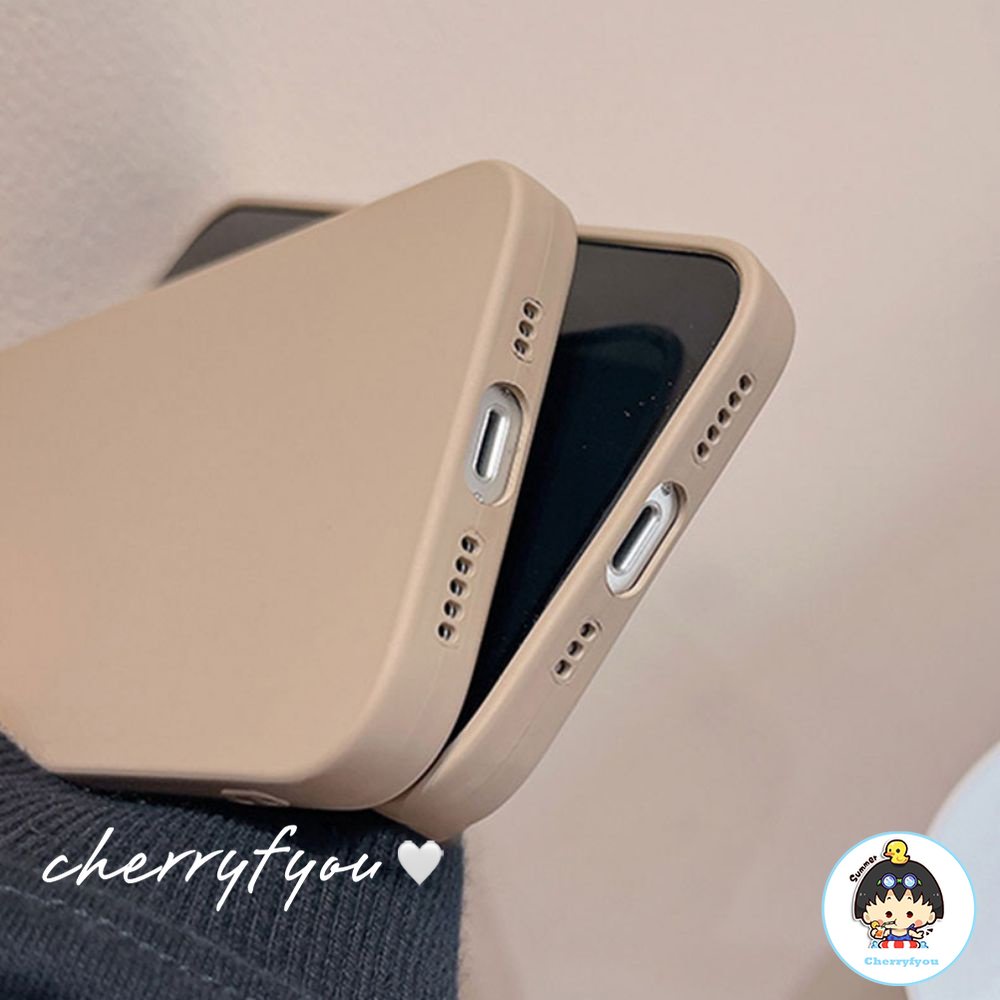 Ốp Điện Thoại TPU Mềm Nhám Màu Trơn Chống Rơi Chống Trượt Có Giá Đỡ Cho IPhone 11 12 13 14 Pro Max