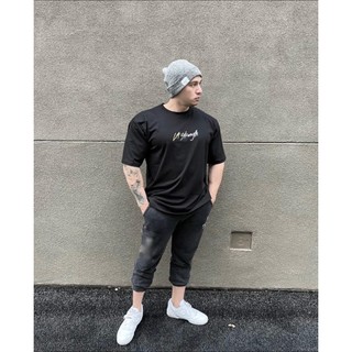Áo LA Strength l REBORN Oversized Tee l Black