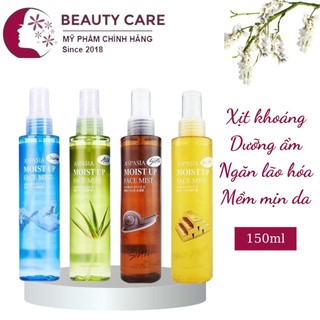 Xịt Khoáng Aspasia Moist Up Face Mist 150ml dưỡng ẩm, cho da tươi mát, mềm mại