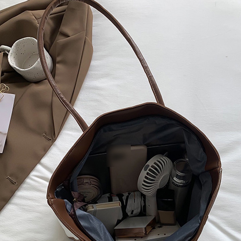 Túi Đeo Vai Vải canvas Cỡ Lớn Thiết Kế Đơn Giản Cá Tính Cho Nữ