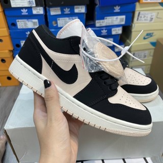 Giầy Jordan 1 đen hồng thấp cổ cao cấp Fullbox