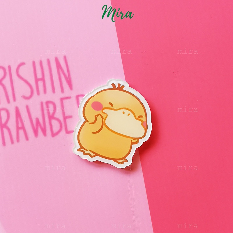 Ghim Cài Pokemon, Pikachu, Huy Hiệu Acrylic, Pin Cài Áo, Trâm Balo Đi Học Cực Cute MIRA-GC00578