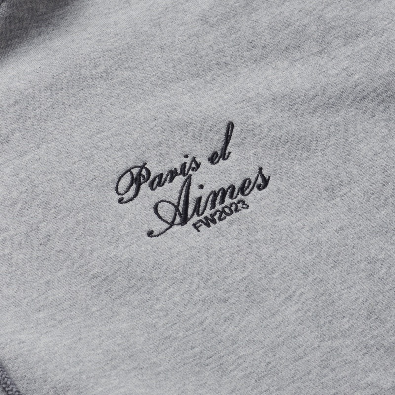 Áo Nỉ Hoodie Chính Hãng DCSG PARIS EL - Xám