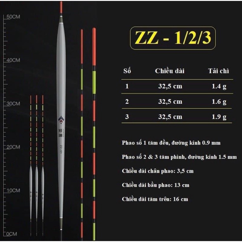 Phao câu cá rô phi ZZ-123