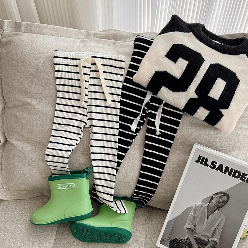 Quần legging bé gái gân sọc QG515 sz 90-140, quần legging cho bé thời trang, co dãn 4 chiều