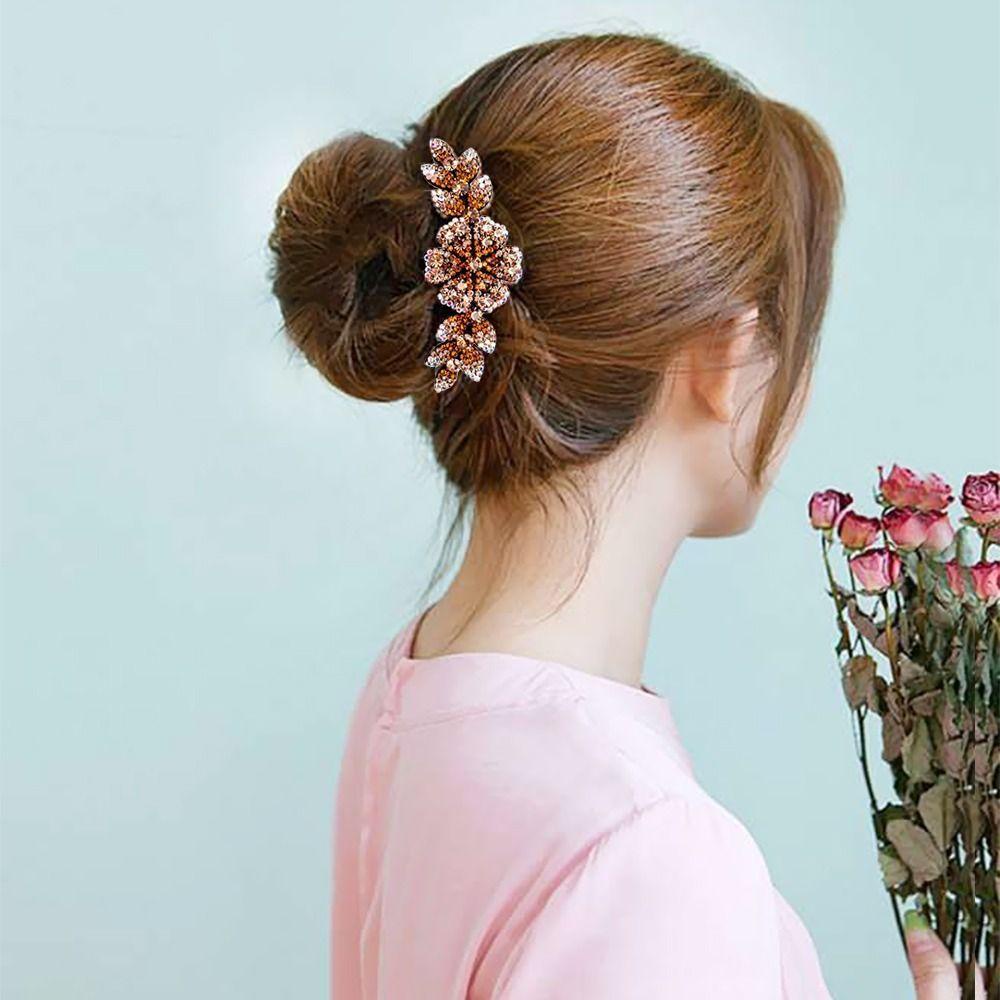 OKDEALS Bộ 2 Lược Cài Tóc Hình Hoa Phong Cách Vintage Cho Cô Dâu