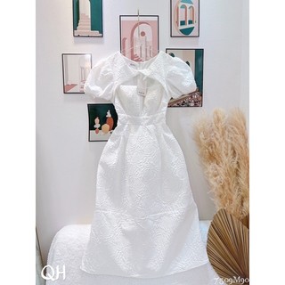 Váy trắng đi tiệc nữ hàng thiết kế lên dáng chuẩn đẹp ảnh thật 100%
