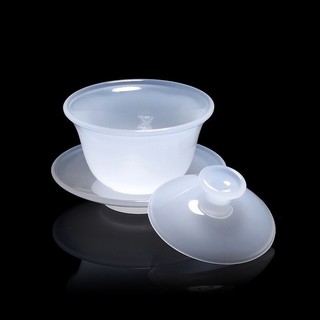 Chén khải( tiềm trà) sứ ngọc Cảnh đức Trấn